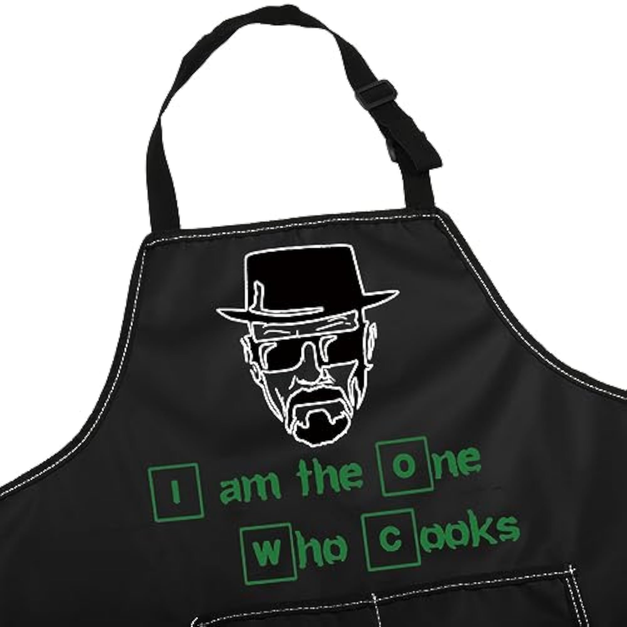 Walter White Inspired Cooking Apron, Adjustable